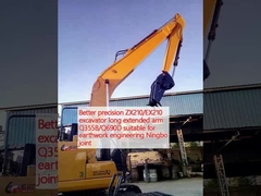 Keakuratan yang lebih baik ZX210/EX210 excavator lengan panjang diperpanjang Q355B/Q690D cocok untuk teknik kerja tanah Ningbo bersama