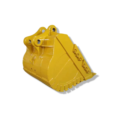 CAT320 0.7m3 Excavator Rock Bucket Warna Kuning Bahan Q355B