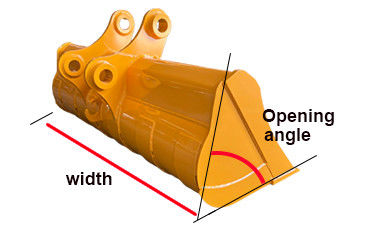 312 Excavator Bucket Penggalian Sempit, Bucket Lumpur Excavator PC60