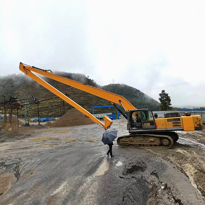 Super Excavator panjang mencapai depan 30M, ukuran khusus Long Reach Arm Untuk Excavator CAT330