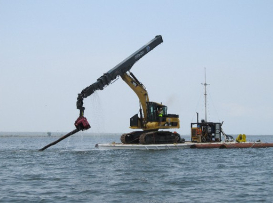 Boom Teleskopik Excavator Panjang 25 Meter, Boom Jangkauan Panjang Excavator 0,42 cbm