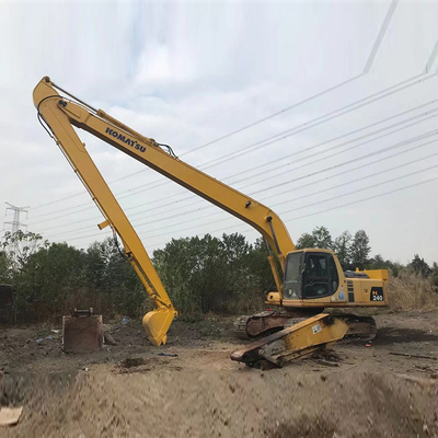 Tahan Lama dan Garansi Panjang 16M Excavator Long Boom Boom dan Lengan Jangkauan Panjang Excavator untuk CAT320