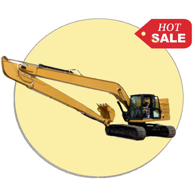 Sertifikasi CE Excavator Long Arm Booms 17m 18m Q355B Kuning/Merah/Hijau