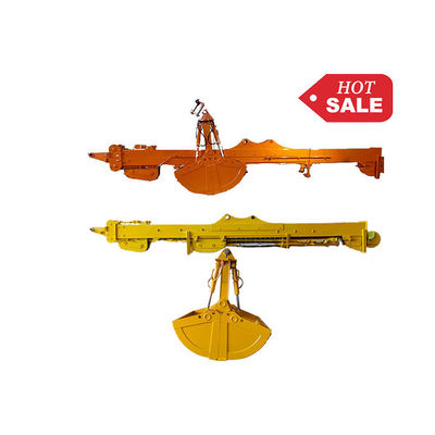 Merah 20 ton Excavator Telescopic Arm Excavator Tiga Bagian Telescopic Boom Untuk Hitachi Komatsu