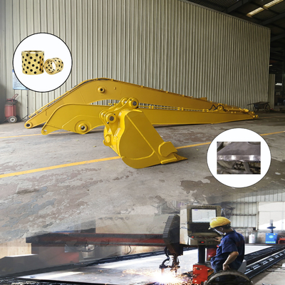 Q690D Excavator Long Reach Boom Long Arm Core Vendor Untuk Sanny Hitachi Cat