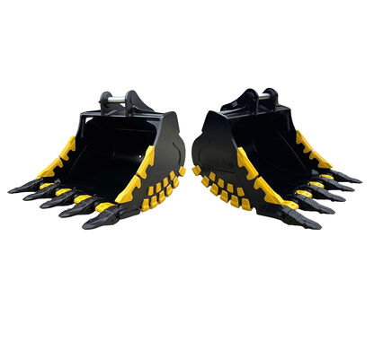 Bucket Ekskavator Kapasitas Tinggi dan Kekuatan Tugas Berat Bucket Batu Tugas Berat Bucket Batu untuk Mesin Penggali Tanah