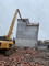 Dua Bagian Excavator Demolition Boom Panjang Jangkauan 14-24m Tahan Lama