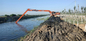 Lengan ekstensi excavator dan pengerukan pelabuhan dirancang untuk pengerukan sungai