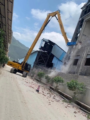 Excavator Tiga Bagian Demolition Boom Untuk Kucing Hitiachi Komatsu Etc