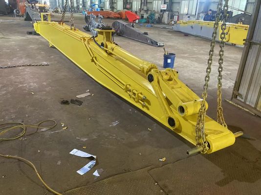 Harga Rendah 28m Jangkauan Panjang Demolition Boom Q355B BS700 Material Fit PC500 320 ZX420 SK320