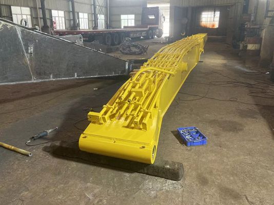 Harga Rendah 28m Jangkauan Panjang Demolition Boom Q355B BS700 Material Fit PC500 320 ZX420 SK320