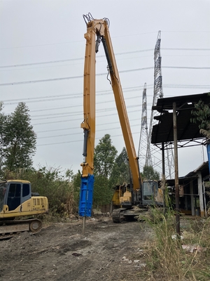 Excavator Tiga Bagian Demolition Boom Untuk Kucing Hitiachi Komatsu Etc