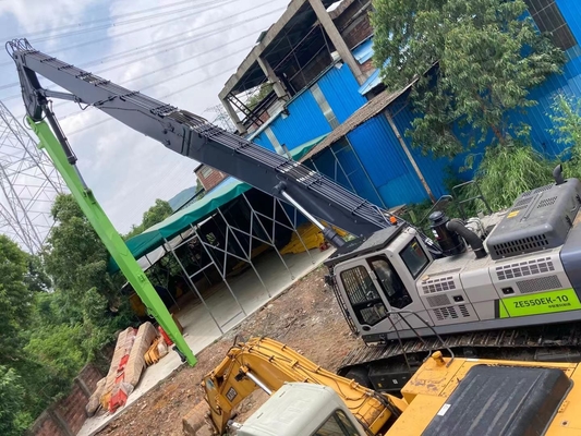 Excavator Tiga Bagian Demolition Boom Untuk Kucing Hitiachi Komatsu Etc