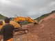 Kuning Pendek CX210 Excavator Tunnel Boom Q355B Bahan Tahan Lama