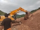 Kuning Pendek CX210 Excavator Tunnel Boom Q355B Bahan Tahan Lama