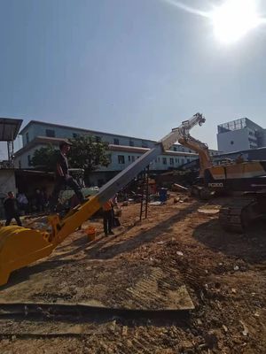PC200 ZX200 320 Excavator Telescopic Boom Digger Arm Tahan Aus