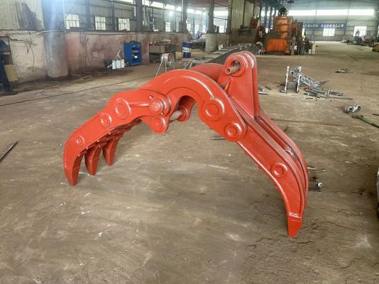 CE Antiwear Mechanical Grab Untuk Excavator,  Jcb Liebherr Scrap Metal Grab