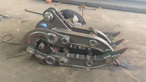 CE Antiwear Mechanical Grab Untuk Excavator,  Jcb Liebherr Scrap Metal Grab
