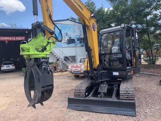 Grapple Log Hidrolik Excavator 25-30T Tahan Lama Untuk SANY DOOSAN KOMATSU
