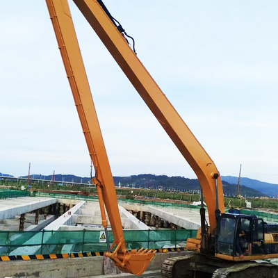 Pabrik Jual 10-24m Excavator Long Boom Arm, Long Reach Excavator untuk Hitachi Kobelco Sany Excavator
