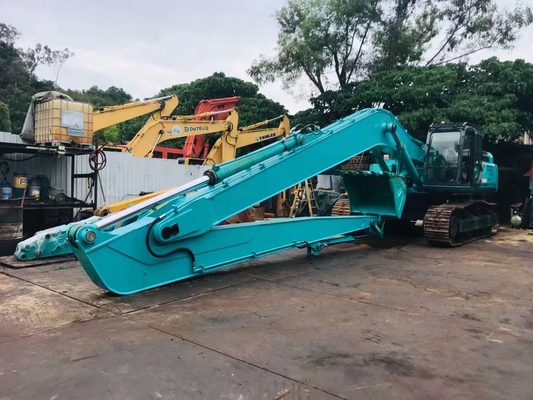 CE 18M Excavator Long Reach Boom Kobelco Attachment Dengan Bucket Dan Cylinder