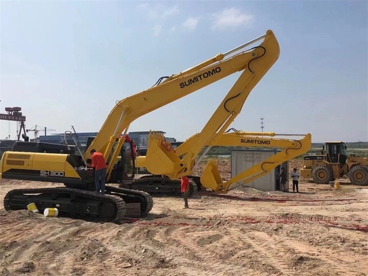 CE Disetujui Hyundai Excavator 24m Long Reach Boom Dan Arm Untuk R450