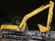 24m Komatsu PC450 Long Reach Excavator Booms Warna Kuning Panjang 10500mm