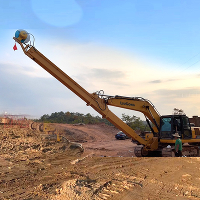Boom Teleskopik EXCAVATOR CAT, Lengan Gayung Teleskopik 14m