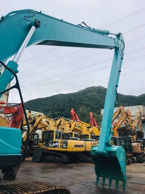 SK200 Kobelco Attachment Long Reach Excavator Boom Stick Dengan Bucket Dan Cylinder