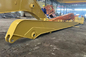 Attachment Excavator Long Boom Arm Q355B Bahan custom Ukuran CAT320
