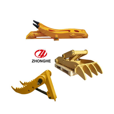 Ember Jempol Antiwear Excavator untuk 312, PC60 dengan Yellow Black Tooth Replacable