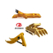 Ember Jempol Antiwear Excavator untuk CAT312, PC60 dengan Yellow Black Tooth Replacable
