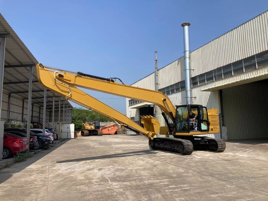 Ekstensi Terjamin Long Reach Excavator Dipper Arm 10M-18M Dengan Bucket dan silinder untuk CAT