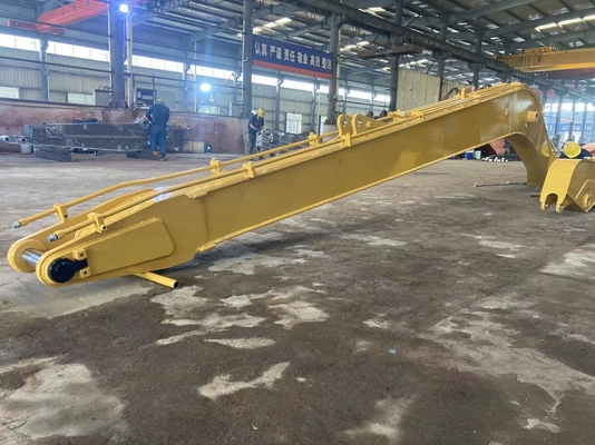 Ekstensi Terjamin Long Reach Excavator Dipper Arm 10M-18M Dengan Bucket dan silinder untuk CAT