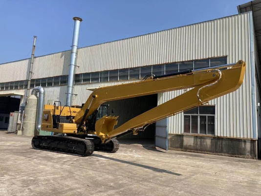 Ekstensi Terjamin Long Reach Excavator Dipper Arm 10M-18M Dengan Bucket dan silinder untuk CAT
