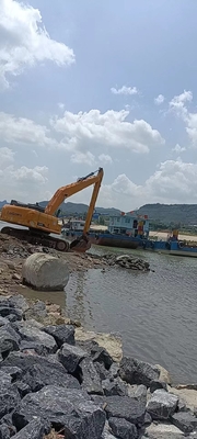 Ekskavator Pengerukan Sungai Long Reach Boom Untuk Hitachi CAT Doosan CAT SANY Kobelco