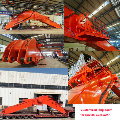 20-250ton Excavator Long Arm 12 16 24 30M Untuk Zoomlion Hitachi Komatsu CAT