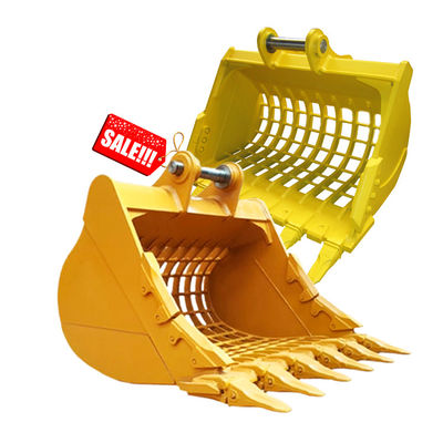 ZX200 349 Excavator Screening Bucket, Bucket Skeleton Excavator Tahan Lama ODM OEM