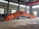 Q345B atau Q355B Material Long Reach Excavator Boom Parts untuk Hitachi