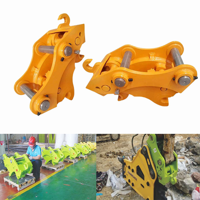 Aman Excavator High-efektif Quick Coupler, Hydraulic Quick Hitch Dengan Pin Untuk Kucing Hitachi komatsu sanny