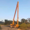 Pengerukan Sungai Dan Laut Long Reach Excavator Boom Arm, CAT320D Excavator Long Arm