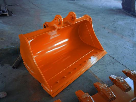 Q355B Bucket Pembersih Excavator, Bucket Pembuangan Excavator Tahan Lama Untuk CAT
