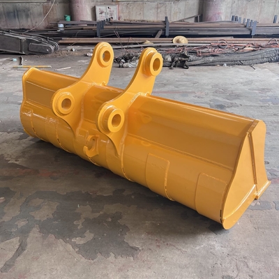 Q355B Bucket Pembersih Excavator, Bucket Pembuangan Excavator Tahan Lama Untuk CAT