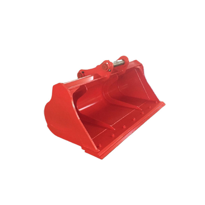 Q355B Bucket Pembersih Excavator, Bucket Pembuangan Excavator Tahan Lama Untuk CAT