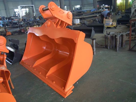 17 Ton-20 Ton Excavator Rock Bucket 26 Degree Tilting Untuk 320 PC200 ZX200 dll