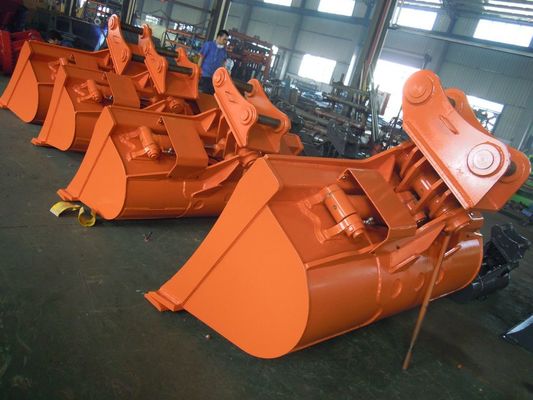 17 Ton-20 Ton Excavator Rock Bucket 26 Degree Tilting Untuk 320 PC200 ZX200 dll