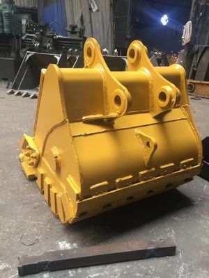 PC140 314 Wheel Loader Bucket 0.65cbm Q355B Bahan Hardox500