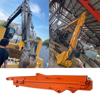 Boom Geser 6-12M yang Dipatenkan, Lengan Geser Ekskavator Q355B Q690D Untuk Cat312 Pc240 Zx350