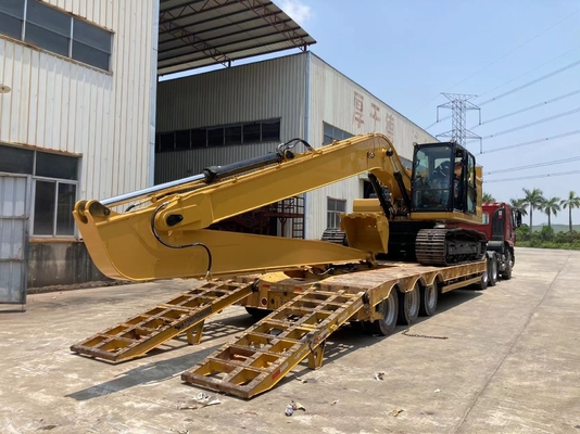 CAT Cat320D Long Boom Arm attachment, Boom Jangkauan Panjang 18M Dengan Bucket Dan Cylinder