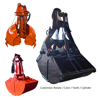 Panas Kuning/Grey/Etc Komatsu Lembar kerang tahan lama Lembar excavator mini untuk excavator sieve bucket rake bucket